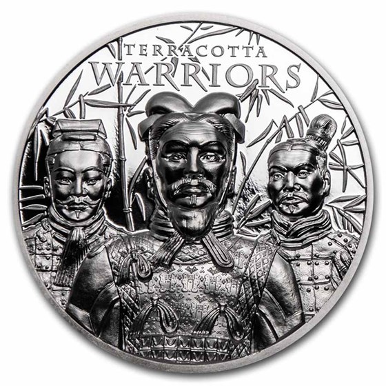 2021 Cook Islands 1 oz Silver Terracotta Warriors Proof 2021 Cook Islands 1 oz Silver Terracotta Warriors Proof