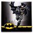 2021 Cook Islands 2 oz Antique Silver Batman