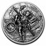 2021 Cook Islands 2 oz Silver UH Relief Mythology Weapons: Nezha