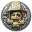 2021 Cook Islands 3 oz Silver Real Heroes: Firefighter