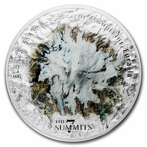 Buy 2021 Cook Islands 5 oz Silver 7 Summits: Mount Elbrus | APMEX