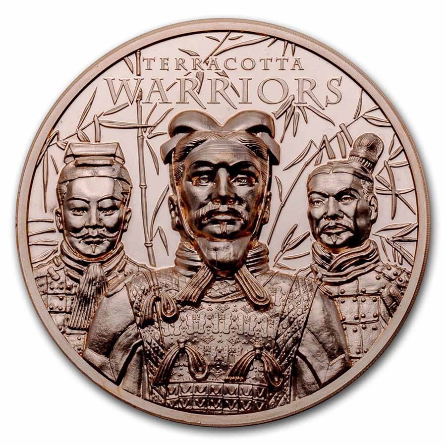 Buy 2021 Cook Islands 50 Gram Copper Terracotta Warriors APMEX