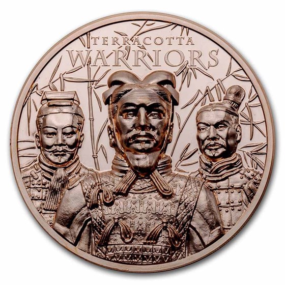 2021 Cook Islands 50 gram Copper Terracotta Warriors 2021 Cook Islands 50 gram Copper Terracotta Warriors