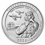 2021-D ATB Quarter Tuskegee Airmen National Historic 40 Coin Roll