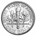 2021-D Roosevelt Dime BU 50-Coin Roll