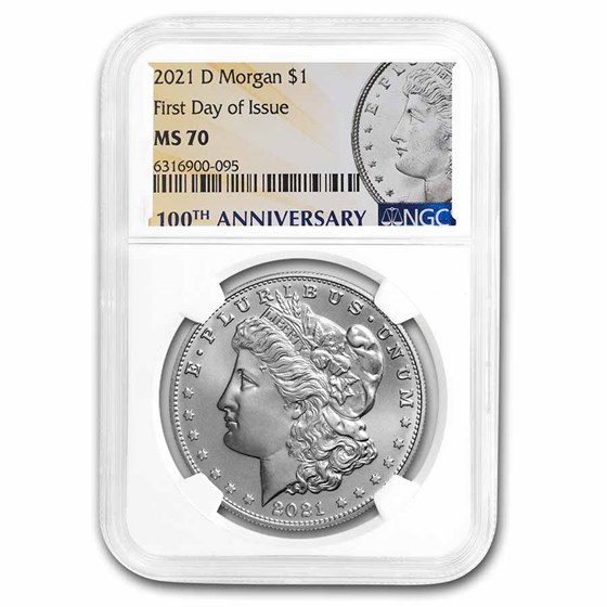 2021-D Silver Morgan Dollar MS-70 NGC (First Day of Issue) 2021-D Silver Morgan Dollar MS-70 NGC (First Day of Issue)