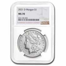 Buy 2021-D Silver Morgan Dollar MS-70 NGC | APMEX