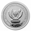 2021 Democratic Rep. of Congo 1 oz Silver Wooly Mammoth BU