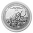 2021 Democratic Rep. of Congo 1 oz Silver Wooly Mammoth BU
