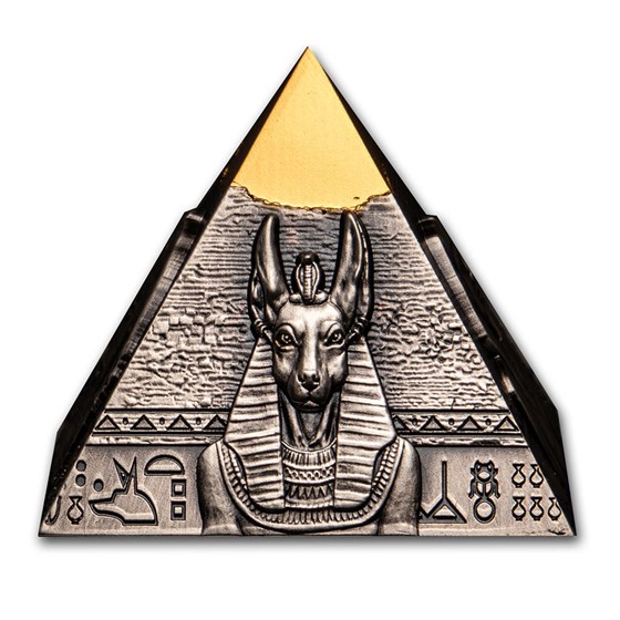 2021 Djibouti 5 oz Silver Pyramid of Khafre 3D Pyramid Coin 2021 Djibouti 5 oz Silver Pyramid of Khafre 3D Pyramid Coin