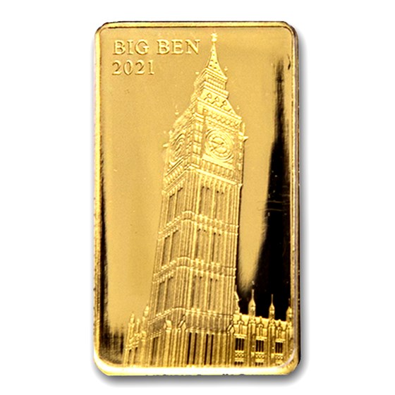 2021 Fiji 1/100 oz Landmarks Of The World (Big Ben) 2021 Fiji 1/100 oz Landmarks Of The World (Big Ben)