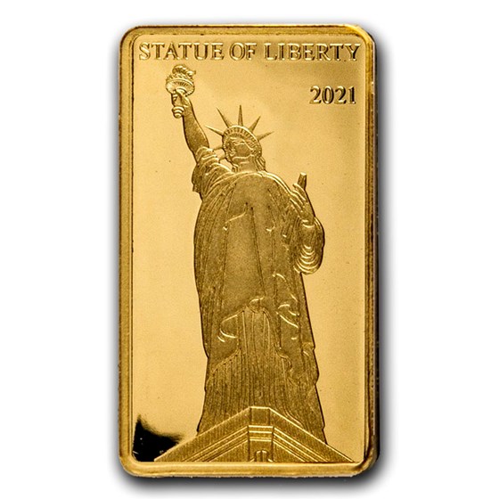2021 Fiji 1/100 oz Landmarks Of The World (Statue of Liberty) 2021 Fiji 1/100 oz Landmarks Of The World (Statue of Liberty)