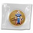 2021 Fiji 1 oz Gold Street Fighter II 30th Anniversary: Chun Li