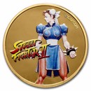 2021 Fiji 1 oz Gold Street Fighter II 30th Anniversary: Chun Li