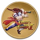 2021 Fiji 1 oz Gold Street Fighter II 30th Anniversary: Vega