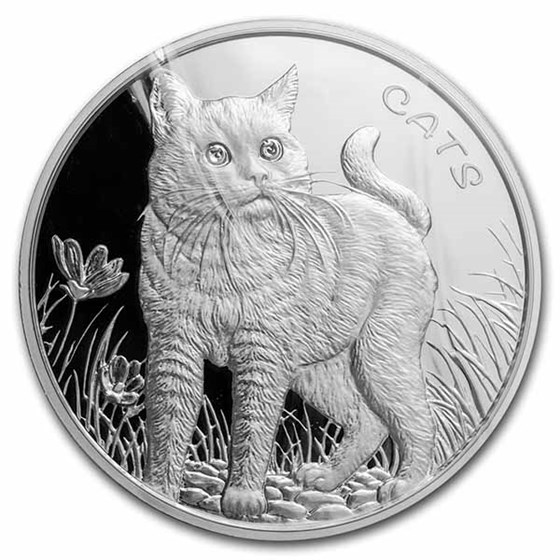 2021 Fiji 1 oz Silver Cat BU 2021 Fiji 1 oz Silver Cat BU