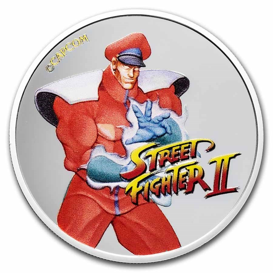 2021 Fiji 1 oz Silver Street Fighter II 30th Anniversary: M Bison