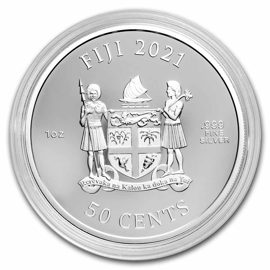 Buy 2021 Fiji 1 oz Silver Street Fighter II 30th Anniversary: Vega