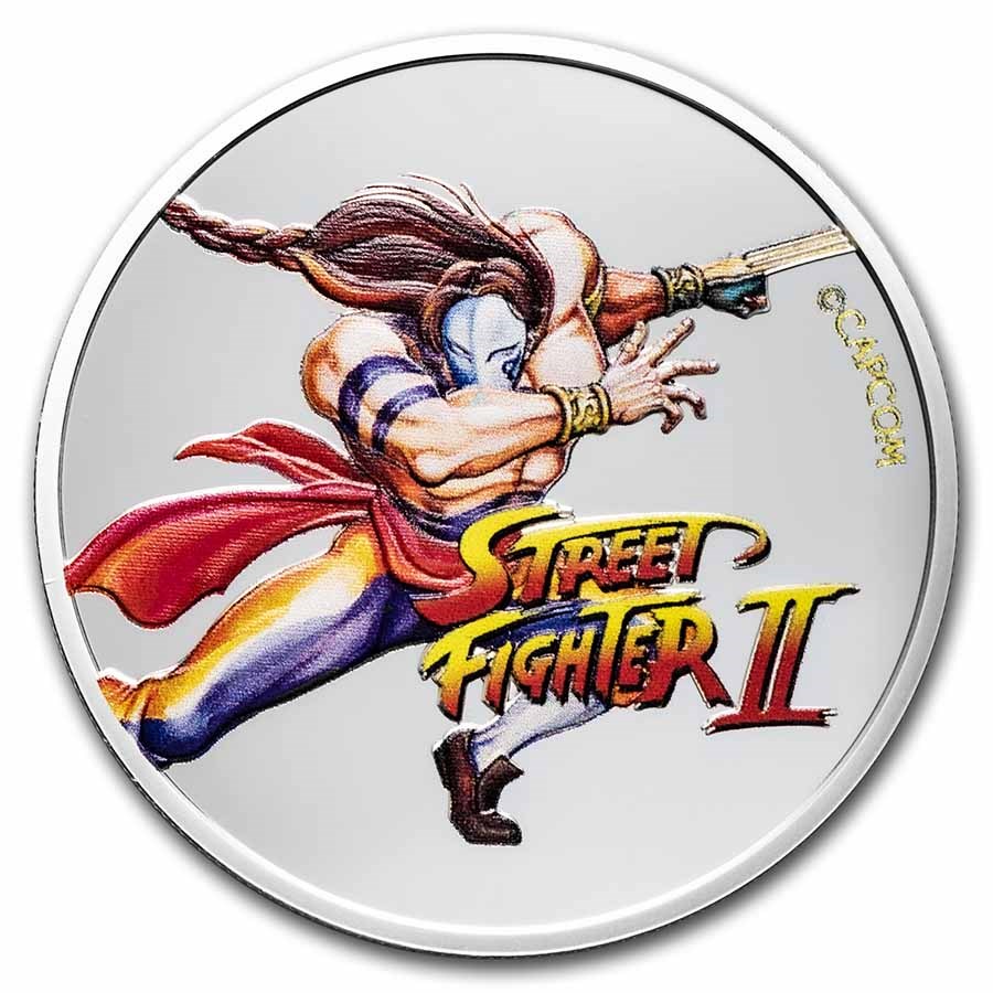 2021 Fiji 1 oz Silver Street Fighter II 30th Anniversary: Vega