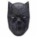 2021 Fiji 2 oz Silver Marvel Icon Series Black Panther Mask