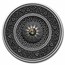 2021 Fiji 3 oz UHR Antique Finish Silver Mandala Art (Turkish)