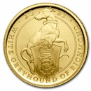 2021 GB 1/4 oz Gold Queen's Beasts Greyhound Proof (Box & COA)