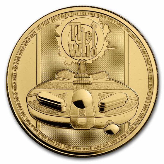 2021 GB 1 oz Gold PF Music Legends: The Who (Missing Box & COA) 2021 GB 1 oz Gold PF Music Legends: The Who (Missing Box & COA)
