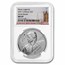 2021 GB 1 oz Silver Music Legends: David Bowie MS-69 NGC