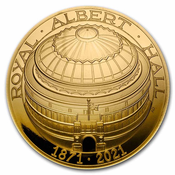 2021 GB £5 Gold Proof 150th Anniversary of The Royal Albert Hall 2021 GB £5 Gold Proof 150th Anniversary of The Royal Albert Hall