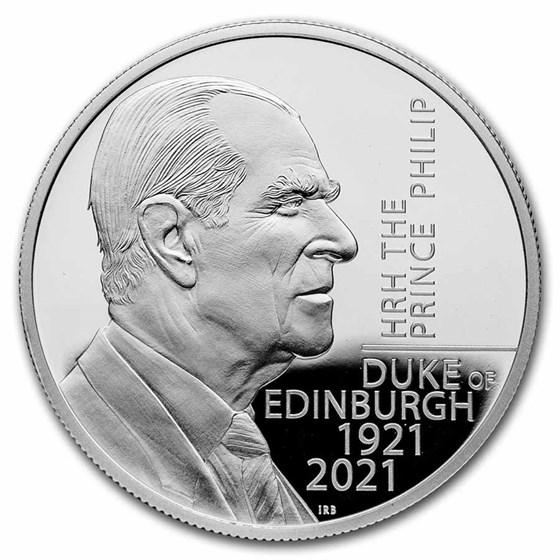 2021 GB £5 The Prince Philip, Duke of Edinburgh Silver Proof 2021 GB £5 The Prince Philip, Duke of Edinburgh Silver Proof