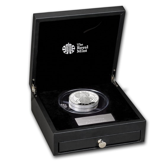 2021 GB Proof 10 oz Silver Queen's Beasts Griffin (Box & COA) 2021 GB Proof 10 oz Silver Queen's Beasts Griffin (Box & COA)