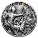 2021 Germania 2 oz Silver Malta Knights (Antiqued)