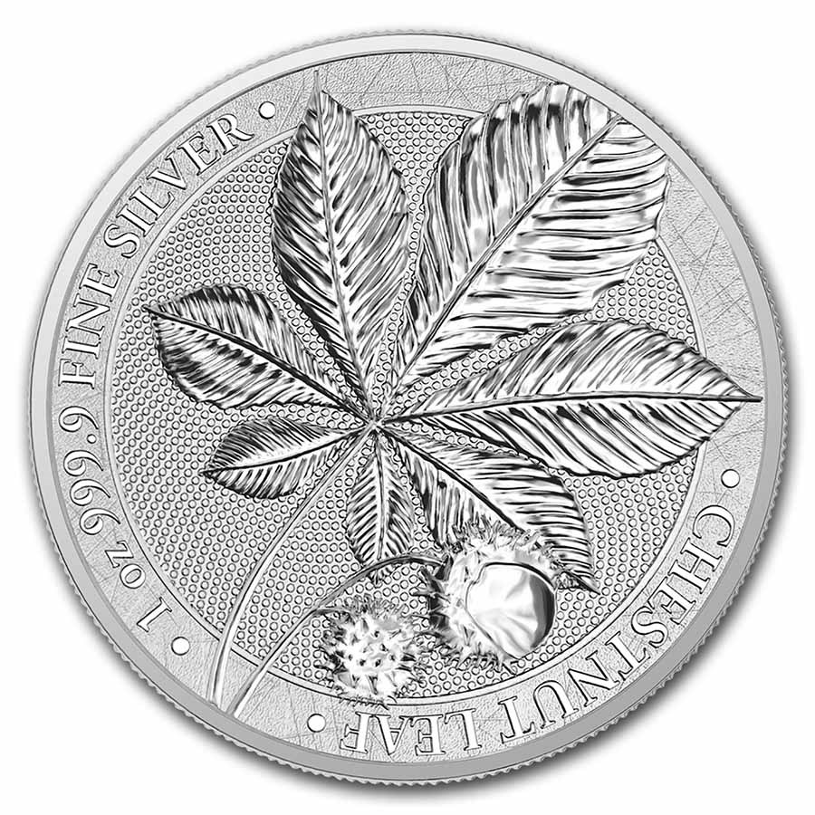 2021 Germania Chestnut 1 oz Silver Round BU