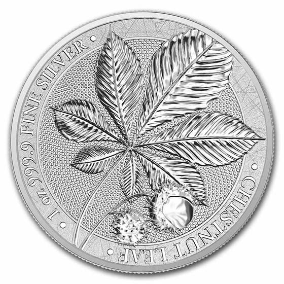 2021 Germania Chestnut 1 oz Silver Round BU 2021 Germania Chestnut 1 oz Silver Round BU