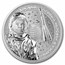 2021 Germania Interkosmos 1 oz Silver BU (Gagarin)