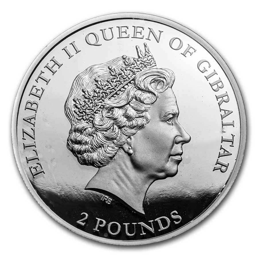 Buy 2021 Gibraltar 1 oz Silver The Barbary Macaque BU | APMEX