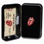 2021 Gibraltar 10 gram Proof Silver Rolling Stones Tongue & Lips