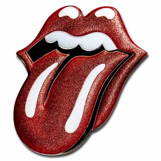 2021 Gibraltar 10 gram Proof Silver Rolling Stones Tongue & Lips 2021 Gibraltar 10 gram Proof Silver Rolling Stones Tongue & Lips