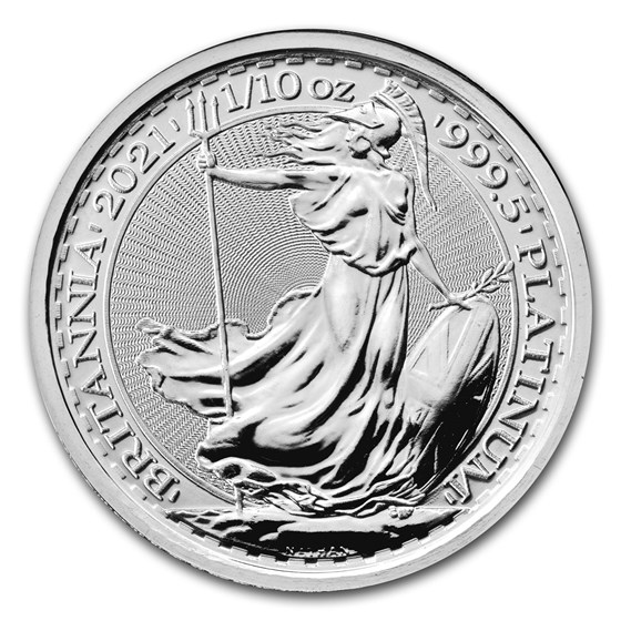 2021 Great Britain 1/10 oz Platinum Britannia BU 2021 Great Britain 1/10 oz Platinum Britannia BU