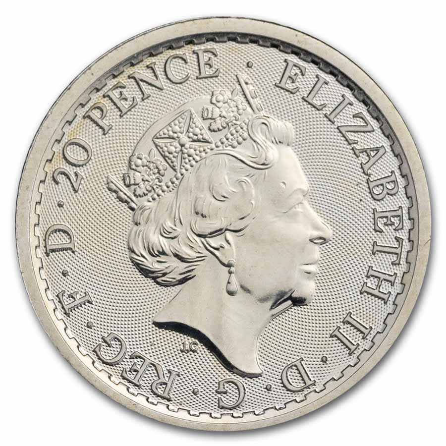 2021 Great Britain 1/10 oz Silver Britannia BU