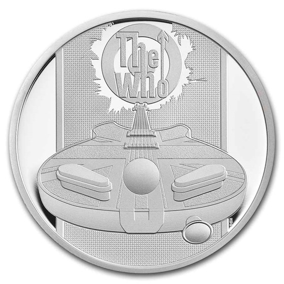 2021 Great Britain 1/2 oz Proof Silver Music Legends: The Who 2021 Great Britain 1/2 oz Proof Silver Music Legends: The Who