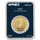 2021 Great Britain 1 oz Gold Britannia (MintDirect® Single) 2021 Great Britain 1 oz Gold Britannia (MintDirect® Single)