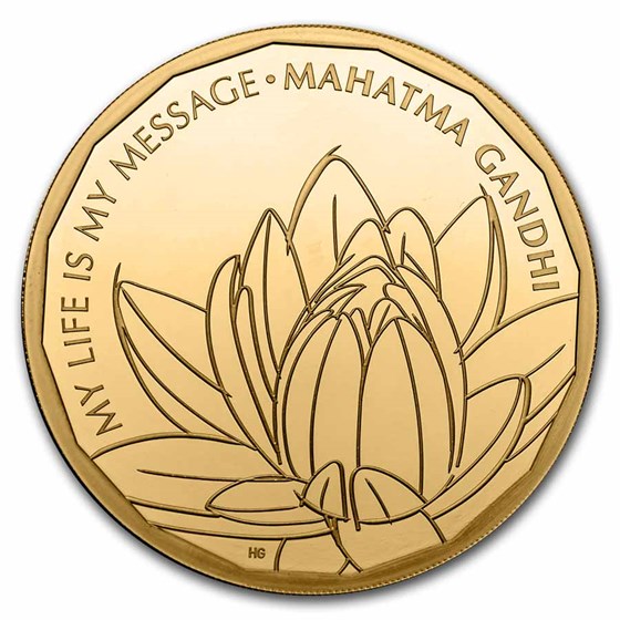 2021 Great Britain 1 oz Gold Gandhi Proof 2021 Great Britain 1 oz Gold Gandhi Proof