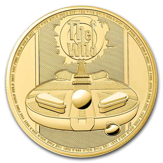 2021 Great Britain 1 oz Gold Music Legends: The Who BU 2021 Great Britain 1 oz Gold Music Legends: The Who BU