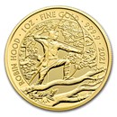 2021 Great Britain 1 oz Gold Myths and Legends: Robin Hood BU