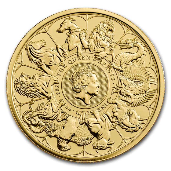 2021 Great Britain 1 oz Gold Queen's Beasts Collector Coin