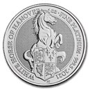 2021 Great Britain 1 oz Platinum Queen's Beast The White Horse