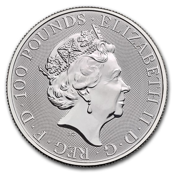 Buy 2021 Great Britain 1 oz Platinum Queen's Beasts The ...