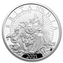 2021 Great Britain 1 oz Silver Britannia Proof