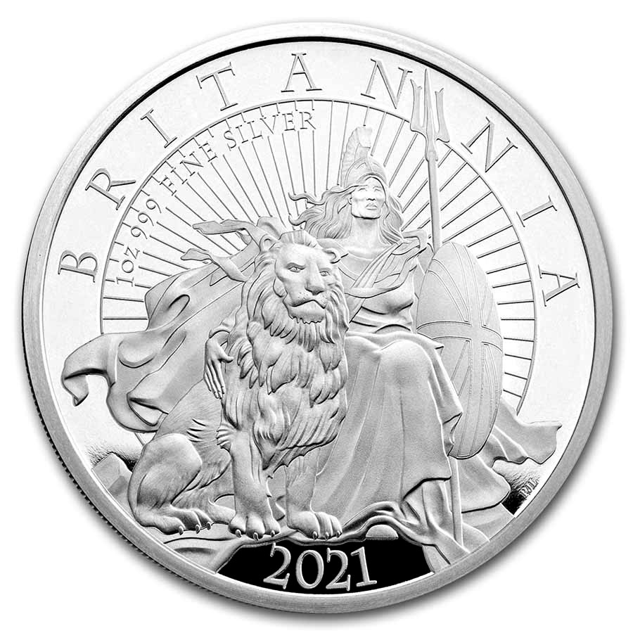 2021 Great Britain 1 oz Silver Britannia Proof